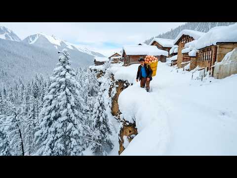 How They Survive in 1M Thick of Snow in a Remote Sim Village