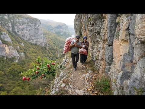 Grandpa Risked His Life to Harvest Pomegranates and Fish