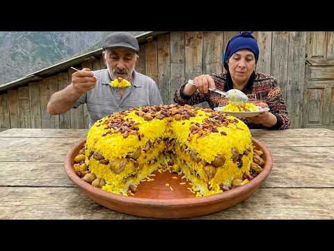 Grandma Cooked 15kg of Giant Shah Plov for Iftar