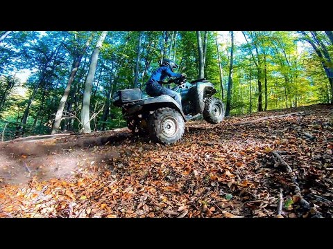 Autumn Forest Ride Can Am and Kawasaki