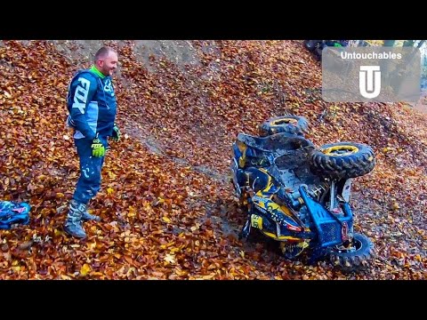 Ending The Day In Style Can Am Renegade Rollover ATV Crash