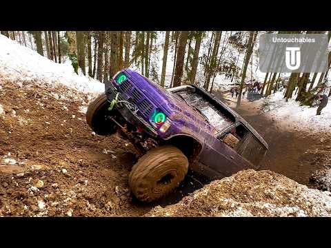 Full Power Winter Hill Climb Top Off Road Romania