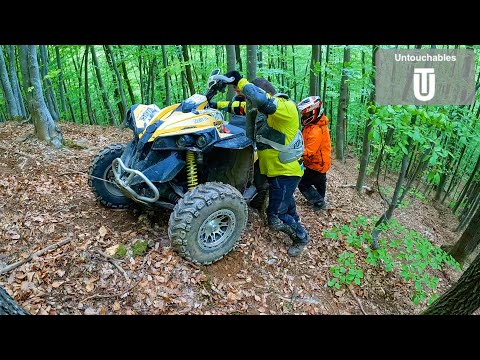ATV Hits A Tree We Go High Up With The Can Am s