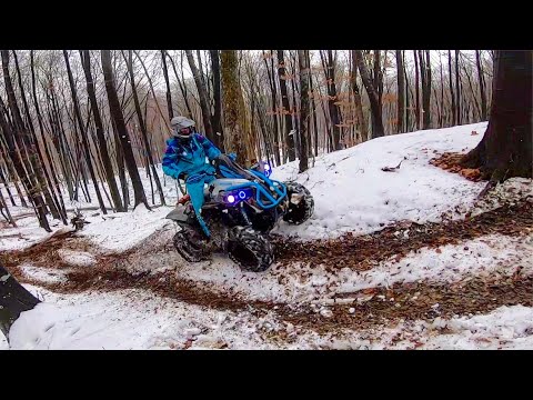 Accidentally Drifting into a Tree Can Am Renegade xmr 1000r