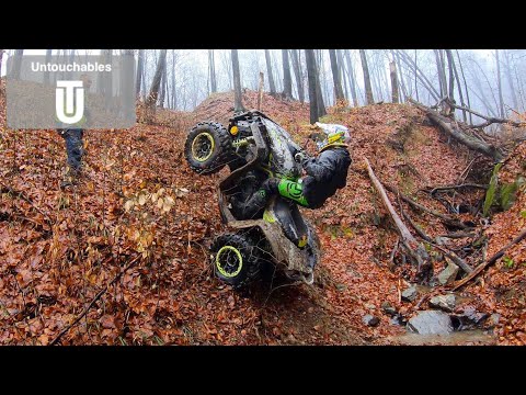 Recovering Can Am Renegade 1000 From a Deep Ditch We Found