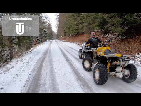 Can Am Renegade Recovery After Accident Having Fun and