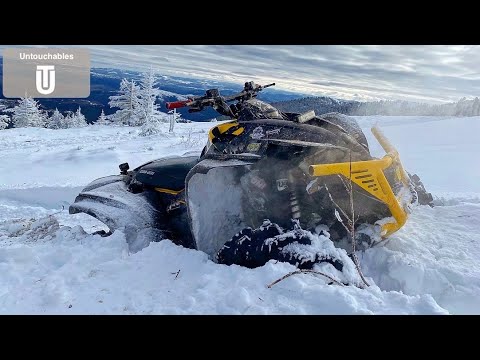 Stuck In Deep Snow On The Top Of The World Can Am Renegade