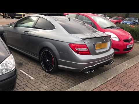 Mercedes AMG C63 Coupe Badass Burnout