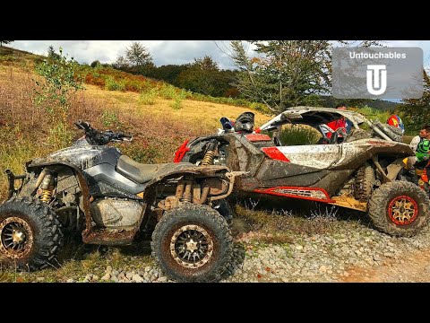 ATV Ride Cruising In The Beautiful Nature Awesome Adventure