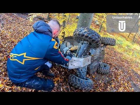ATV Rollover and Recovery Process Crazy Hill Climb