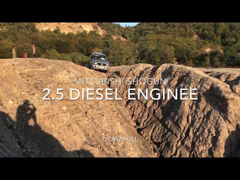 Mitsubishi Pajero 2 5 Diesel Engine Downhill