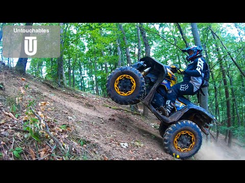 ATV Hill Climb New Trail Awesome Day Crazy Boys On Steep