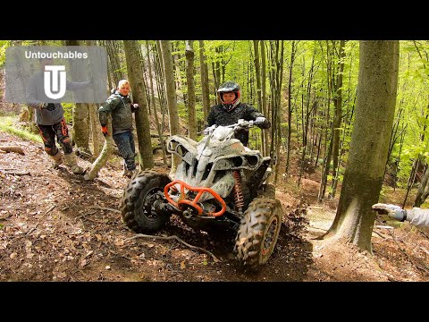 ATV Hill Climb Goes Wrong He Got Lucky With The Tree