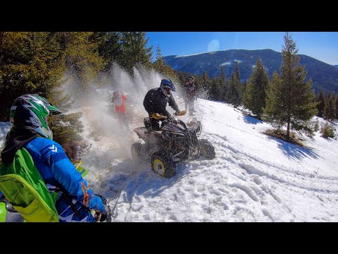 Getting Stuck In Snow One By One 36 Untouchables 34 ATV s 1