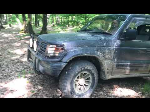 Off Road Mitsubishi Pajero 2 5 Turbo Diesel in Forest