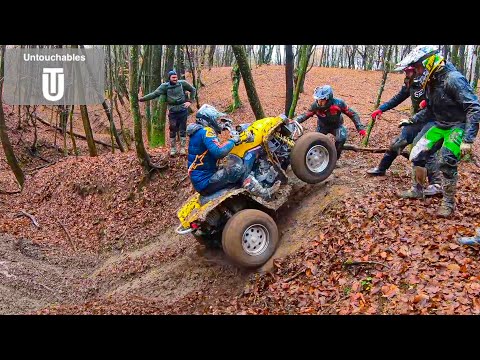 Steep Muddy Hill Climb Extreme ATV Compilation Untouchables
