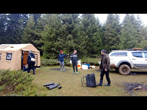 Şişme Çadırda Misafir Ağırladık Bolu Gerede Kış Kampı Kar