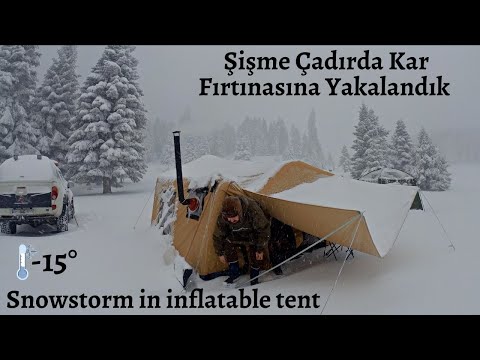Kampta Kar Fırtınasına Yakalandık ve Mahsur Kaldık 15