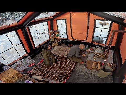 Yeni Çadırımızla Uludağ da Kar Kampı Araçla Kar a Battık