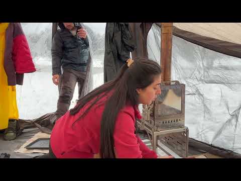 ŞİDDETLİ YAĞMURDA KAR KAMPI YAĞMUR SESİ ASMR