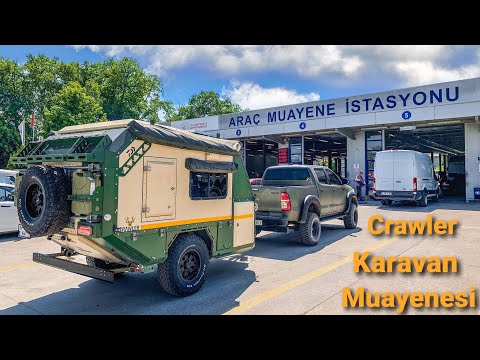CRAWLER KARAVAN MUAYENESİ İzz 428 model karavanımızı