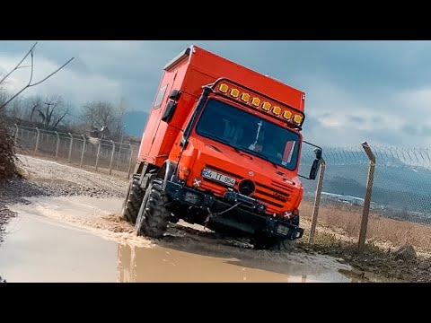 Unimog Karavanı Arazide Test Ettik