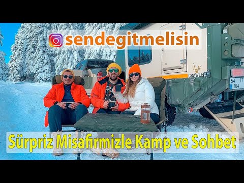 SENDEGİTMELİSİN İle Kar Kampı Sohbet Soru Cevap ve Karda