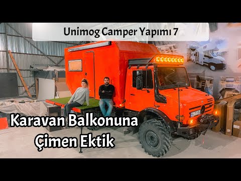 Karavan Yapımı 7 Balkon Tasarımı Yapıyoruz Karavanın İçi