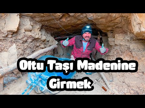 Karavanla Oltu Erzurum Oltu Taşı Madenine Girmek Vanlife