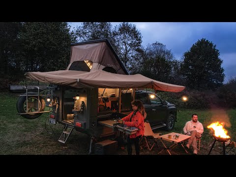 PRATİK CAMPER ARAÇ İLE ISSIZ ORMANDA KAMP