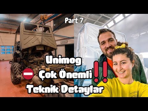 Unimog için Çok Önemli Teknik Bilgiler Zımpara Astar Boya