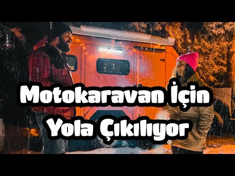 Karavanla 36 saat 1500 km Yol Motokaravan Projesi için