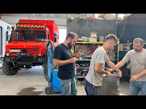KARAVANIN MAZOT TANKINI TAMİR ETTİK YENİ IŞIKLAR TAKTIK