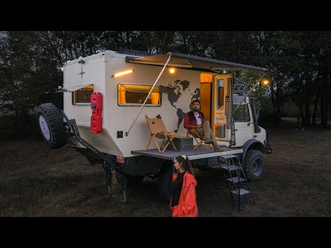 TAM DONANIMLI ARAZİ KARAVANI İLE KAMP YAPTIK