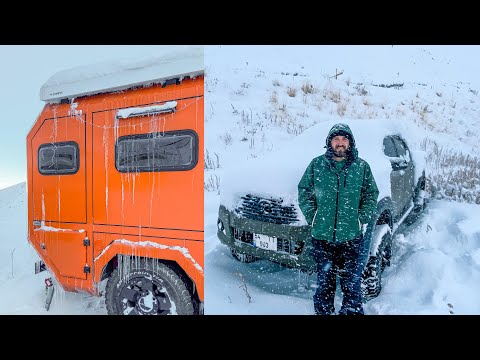 Karavanla 28 C Aracımızın Mazotu Dondu Vanlife