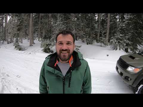 Karavanla Bolu Aladağ Mart Ayında Kar Fırtınası Vanlife
