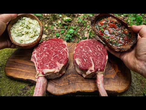 How I Cooked the Perfect Caveman Steak in Nature