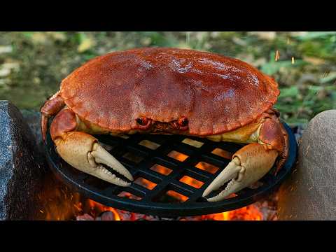 Crab Roll Cookout Catching Grilling and Wrapping in Bacon