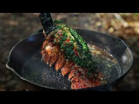 Giant Lobster Tail Chimichurri Steak Forest Surf and Turf