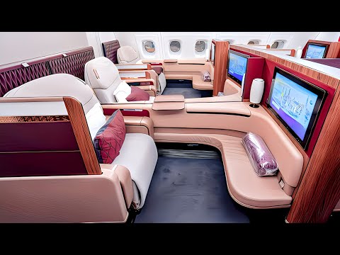 Qatar Airways A380 First Class Flight from Doha to Sydney