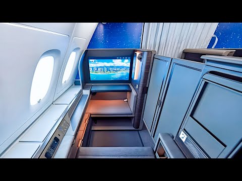 ANA First Class A380 Flight from Honolulu to Tokyo Lounge