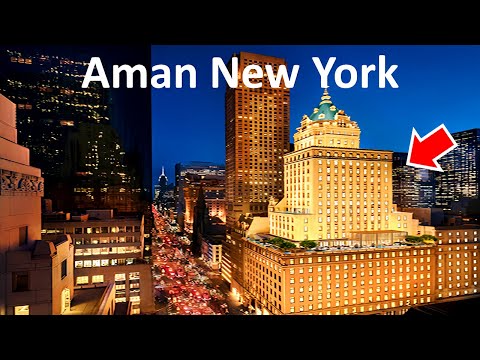 Aman New York Most Expensive Hotel in Manhattan NYC 4K