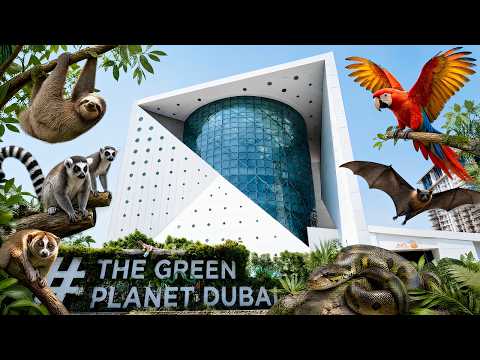 The Green Planet Dubai Indoor Zoo with 3 000 Plants Animals