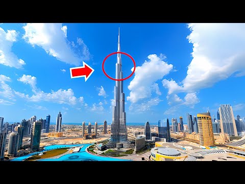 Burj Khalifa Dubai VIP Tour and View from 154th Floor in 4K