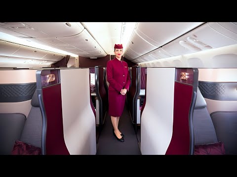 World s Best Business Class Qatar Airways A350 Qsuite Japan