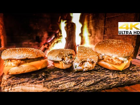 Spearfishing Seabass Fish Burger CATCH and COOK