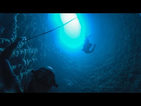 Freediving in Vouliagmeni Limanakia
