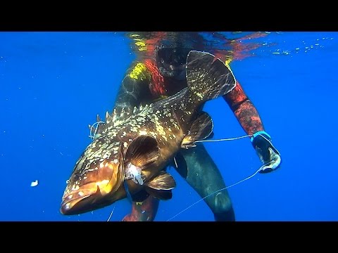 Spearfishing Agios Georgios island Ψαροντούφεκο στον Τζώρτζη