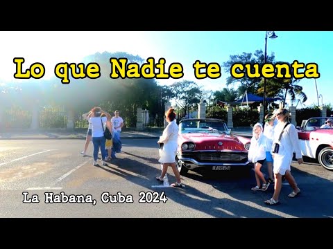 TURISTAS EN CUBA Cubana en Casa y Calles de la Habana 2024