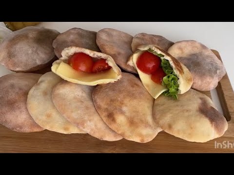 Annem öğretti 6 Dakikada Pişen Meşhur Pita Ekmeği İster